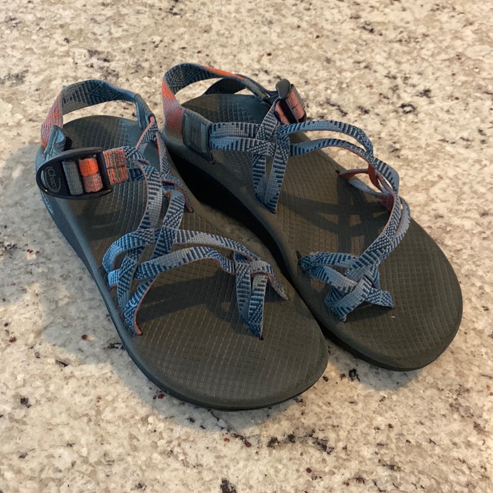 Blue Strappy Women's Outdoor Sandals